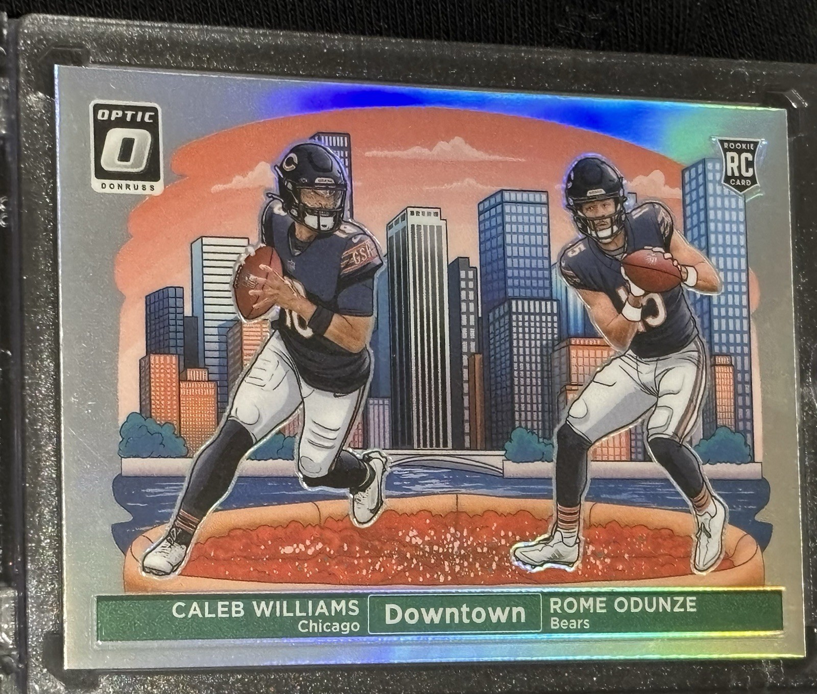 CALEB WILLIAMS & ROME ODUNZE DOWNTOWN DUAL 2024 Donruss OPTIC #50