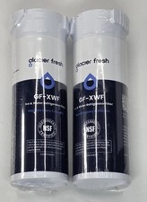 Lot of 2 Glacier Fresh GF-XWF Refrigerator Water Filters Replacement for GE XWF