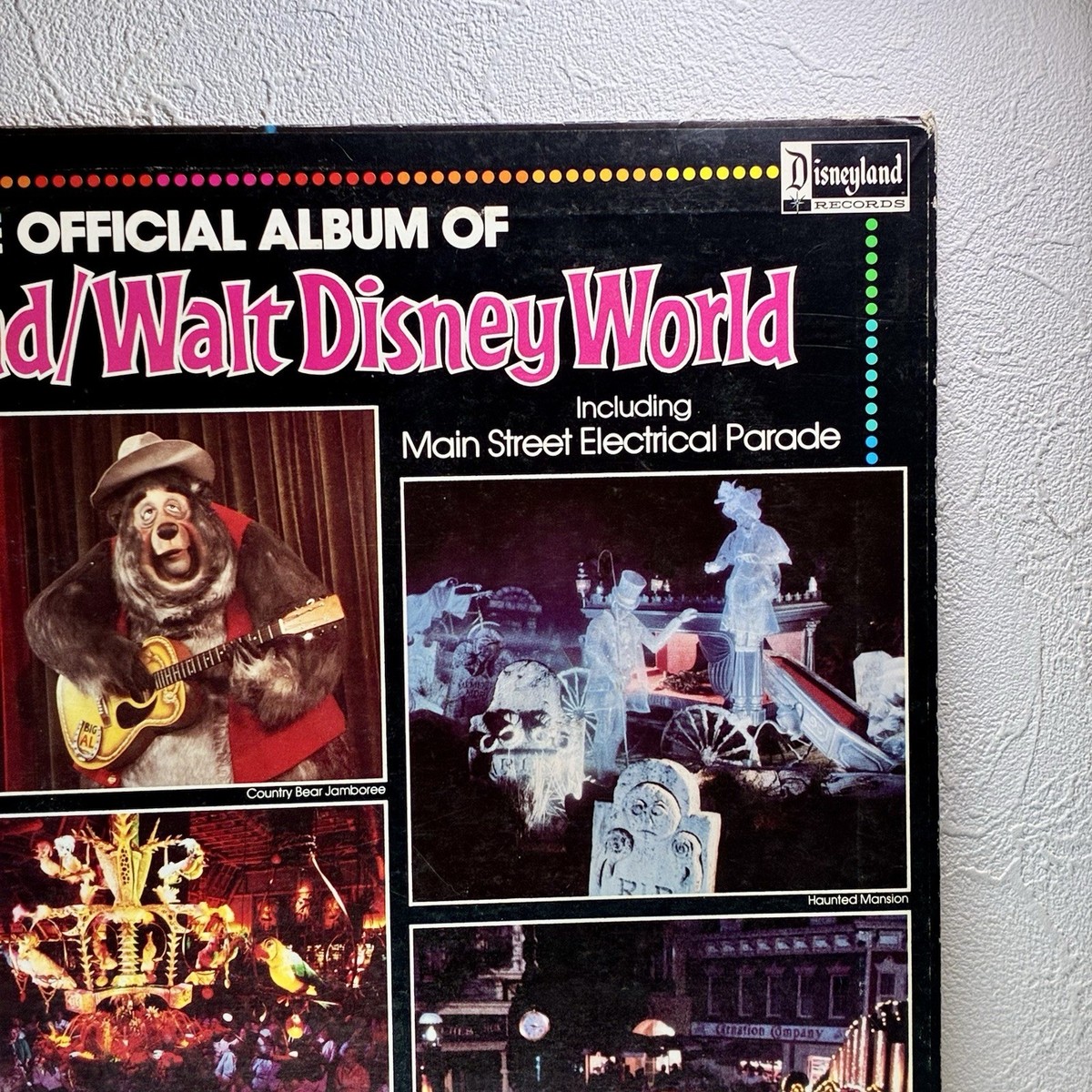 レア　ディズニー　BENELIC JOLLY COUNTRY　CDスタンド The Official Album Of Disneyland/Walt Disney World '80 CZ5011 MONO