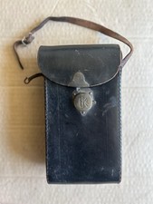 Vintage 1920s Kodak Leather Case NC Winston Salem History Label EKC Pouch