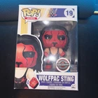 Funko Pop! WWE Wolfpac Sting #19 GameStop Exclusive Vaulted W/ Protector