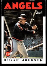 Reggie Jackson 1986 Topps #700 California Angels FREE SHIPPING AutographDen
