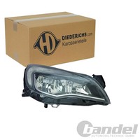 Diederichs Halogen Scheinwerfer LWR Schwarz TFL Rechts FüR Opel Astra | 1807282
