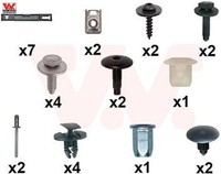 VAN Wezel 0975796 Montagesatz FüR KotflüGel FüR Citroen