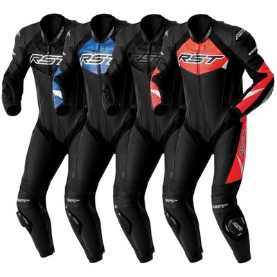 RST Tractech Evo D3O Leder Motorrad Einteiler Anzug Track Sport Motorrad