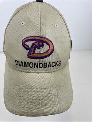 Vintage Arizona Diamondbacks Hat Cap Strapback Khaki Beige Drew Pearson MLB