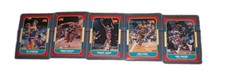 Vintage 1986-87 Fleer NBA Basketball Card Lot - 5 Cards - Stars and HOF Players