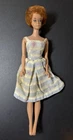 Vintage 1960’s Barbie Doll Red Hair Bubble Cut Dress Blue Eyes Japan