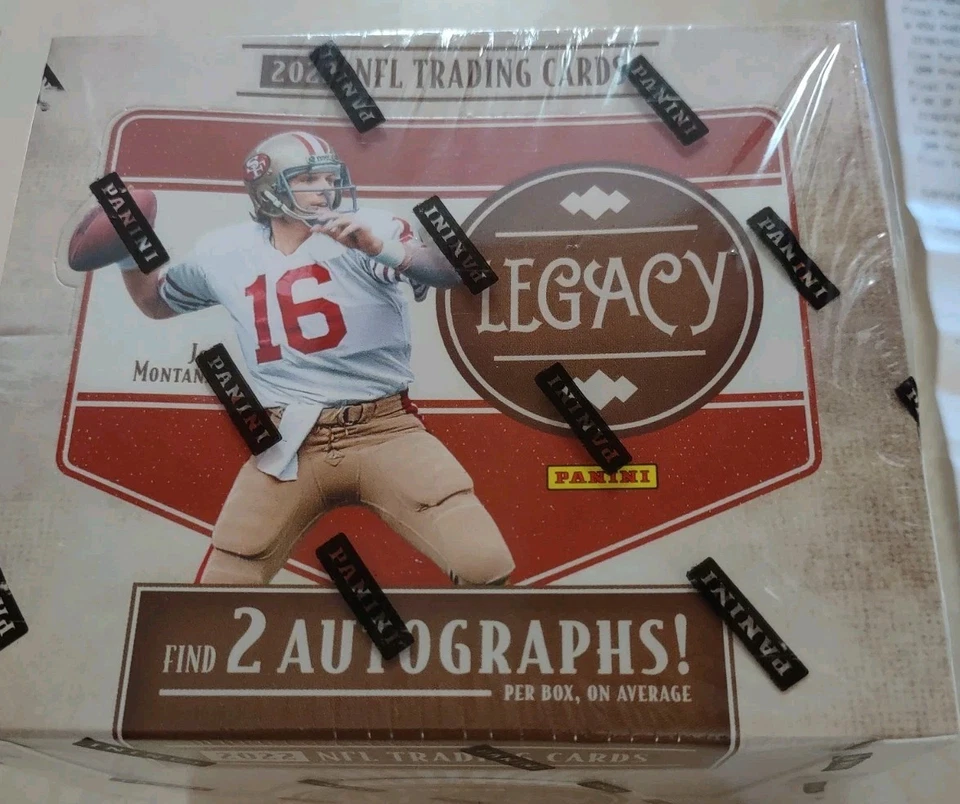 2022 Panini Legacy NFL Football Factory Sealed Hobby Box! 2 Autos! - Image 2 of 2