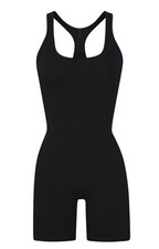 Skims Outdoors Basics Mid Thight BodySuit OS-MDT-3774 Washed Onyx Large