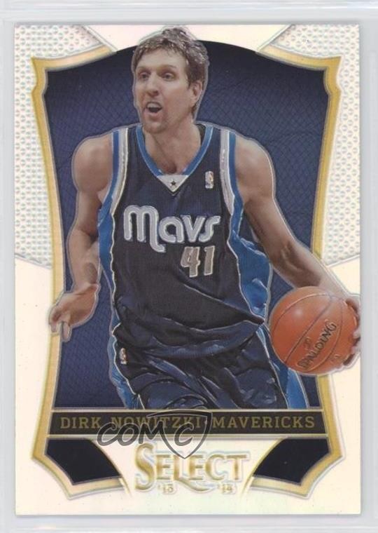 2013-14 Panini Select Silver Prizm Dirk Nowitzki #142 HOF s6i