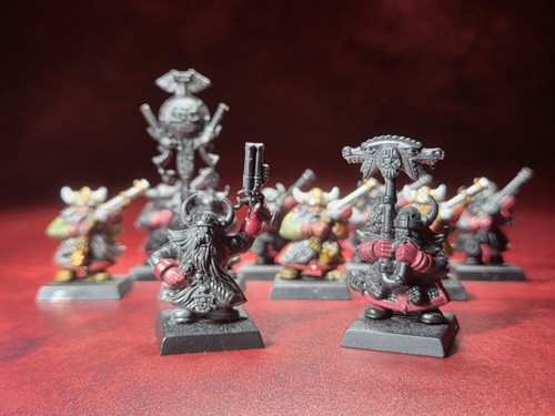 Warhammer Dwarf Thunderers 10 Zwerge Musketenschützen Battle for Skull Pass