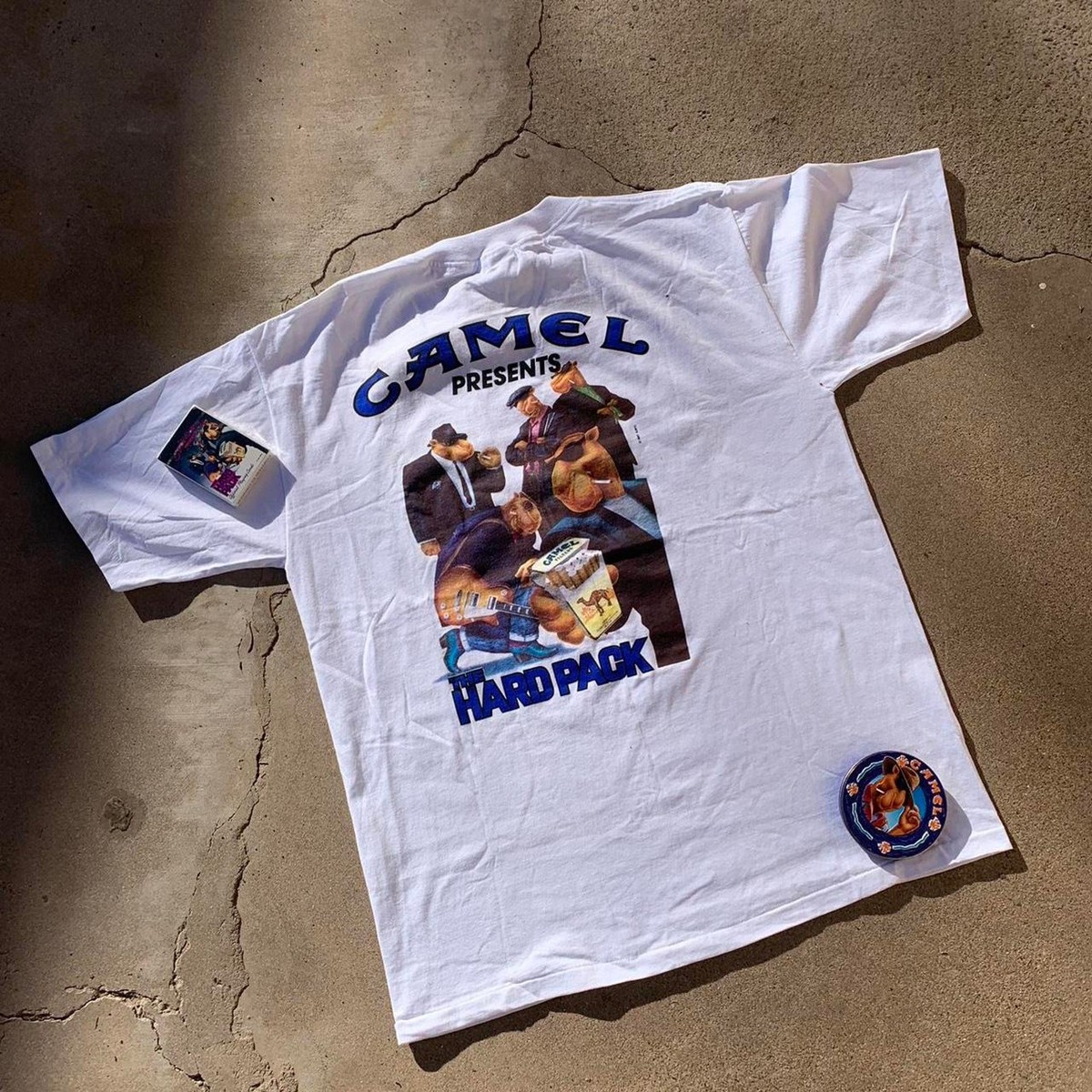 Vintage 1991 Joe Camel Hard Pack Promo T-Shirt | eBay