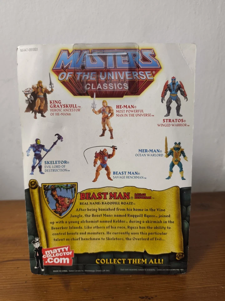 Masters Of The Universe Beast Man Motuc He-man Mattel - Immagine 3 di 4