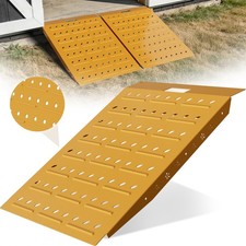36" x 24" Shed Ramp Yellow Loading Ramp for Riding Mower, 1 Pack Ramps for Shed
