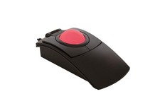 X-keys L-Trac Red Trackball Mouse with Laser Tracking Technology, Made in USA