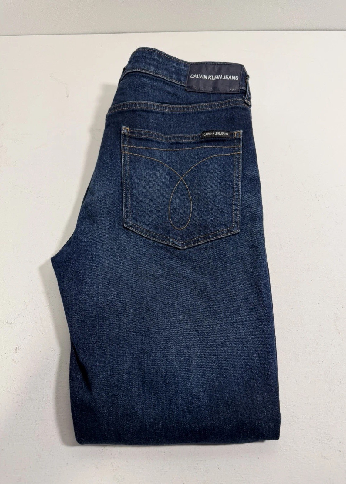 S 32x30 Dark Wash Straight Leg Denim