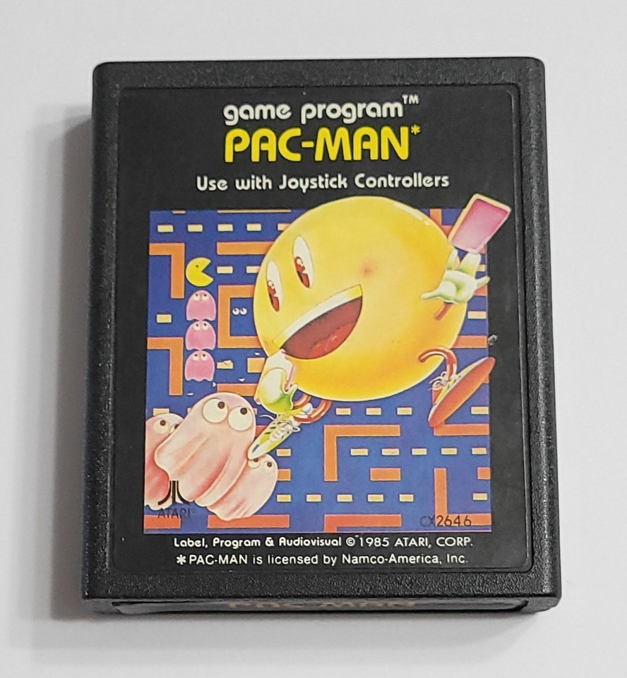 1985 PAC-MAN Atari 2600 Rare 1985 Atari Corp Variant PacMan | eBay