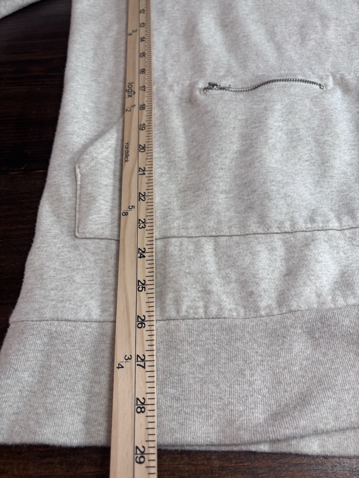 Fabletics Pullover Heather White Small Cowlneck - image 5