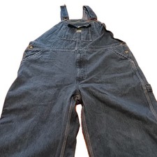 liberty overalls mens 44x30 Hemmed To 27.5" 100 Cotton