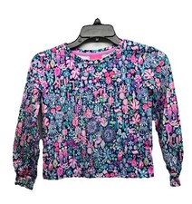 Lilly Pulitzer Girl M 6-7 Jewely MINI KAMALA SWEATSHIRT Pullover Sweater