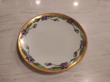 Thomas Sevres Bavaria Porcelain Teacup and Saucer with Pink Floral Pattern