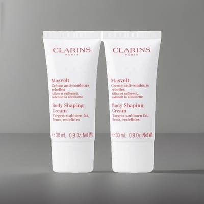 2 pack Clarins Masvelt Body Shaping Cream- Stubborn Curves Travel Size 30ml 