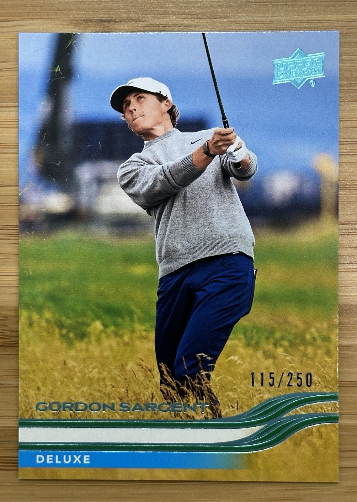 2026 Upper Deck Golf Gordon Sargent #10 Deluxe Parallel 115/250