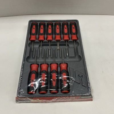 Snap On Tools USA SGTT110B Red 10 Piece Soft Grip Terminal Tool Set NEW