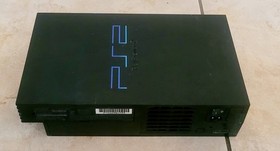 Playstation 2 PS2 Fat Console Bundle + 2 SG Guitar Hero W Games Rock Band Cords