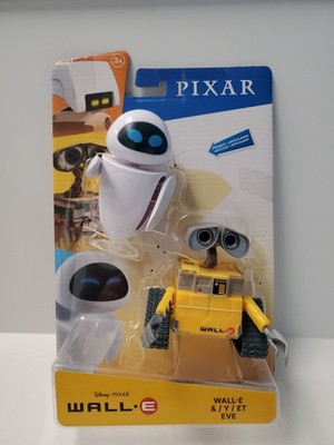 Disney Pixar Wall-E And Eve Posable Action Figures Mattel Brand