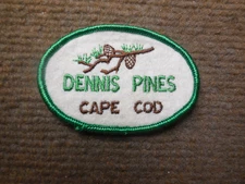 Vintage Dennis Pines Golf Club Cape Cod Massachusetts  Felt Patch