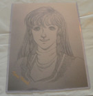 SVEA MACEK *SIGNED* ROBOTECH "Lynn Minmei" 80's Style Hand Drawn Print 8.5" x11" — photo 3