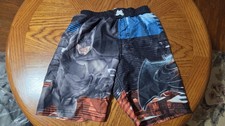 Batman vs Superman Photoreal Boys Swimsuit Trunks Boy Size 6