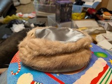 Vintage Union Made Fur Pillbox Hat