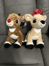 2025 Rudolph The Red Nosed Reindeer Clarice Rudolph Lights up Musical Plush