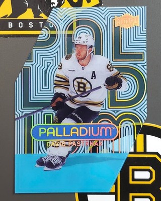 2023-24 Skybox Metal Universe Palladium David Pastrnak #P-1 Spectrum /25