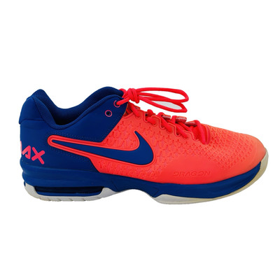 Mens 11 Nike Air Max Cage Tennis Pickleball Shoes Orange Blue Gym 554875-641