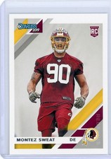 2019 Panini Donruss Montez Sweat Washington Redskins Rookie Base Card #260. rookie card picture