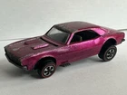 Vintage Hot Wheels Redline 1968 RARE CREAMY PINK Custom Camaro US