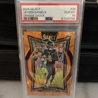 Panini Select 2024 Jayden Daniels #26 Orange Shock Prizm /499 PSA 10 RC