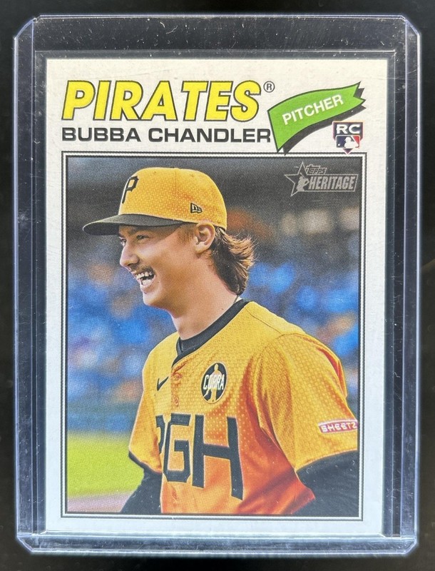 2026 Topps Heritage Bubba Chandler Image Variation RC Rookie #265 Pirates