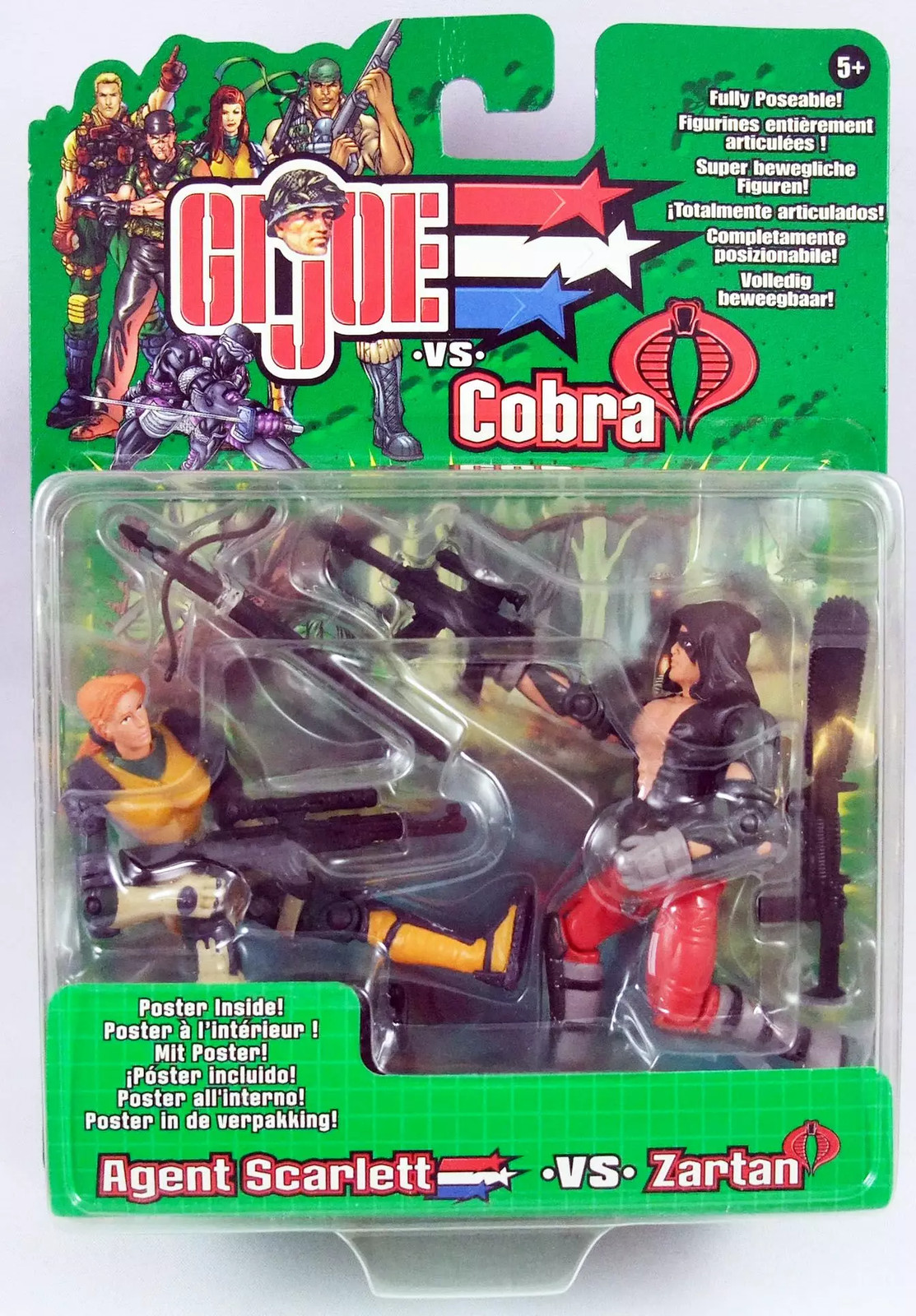 Figurines de Collection G.I. Joe vs Cobra 2002 Scarlett Zartan