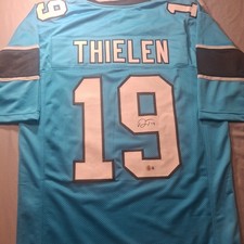 Adam Thielen Carolina Panthers Signed Autographed Jersey Beckett COA BAS BU51382