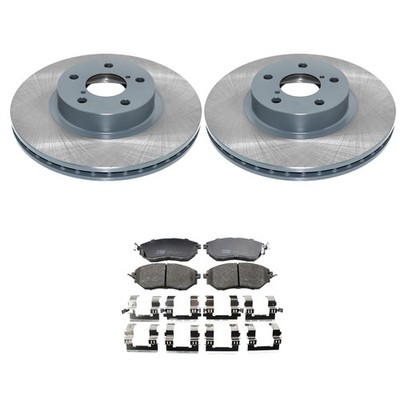 DuraGo Front Rotors TRW Pro Low-Metallic Disc Brake Pad Kit For Subaru Legacy 05