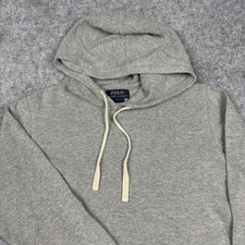 Polo Ralph Lauren Thermal Hoodie Sweatshirt Pullover Men  s Small Gray