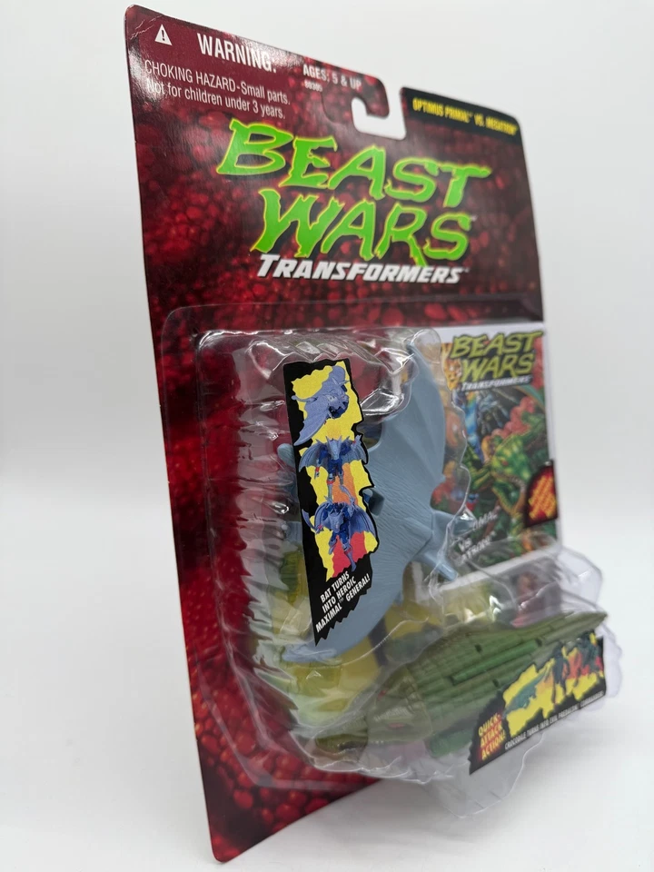 Beast Wars Transformers Optimus Primal VS. Megatron 1995 Kenner MOSC - Image 4 of 4