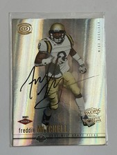 2001 Pacific Dynagon Rookie Autograph #123 Freddie Mitchell Rc On Card Auto /499. rookie card picture