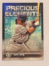 2023 Bowman Platinum Baseball Jace Jung Precious Elements Insert PE-13 Tigers