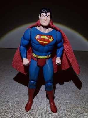 Vintage 1984 Kenner Superman DC Super Powers Action Figure with Cape - Working
